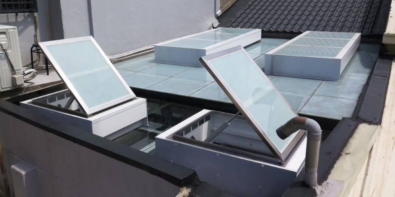 phong cách thiết kế giếng trời cuối nhà ống