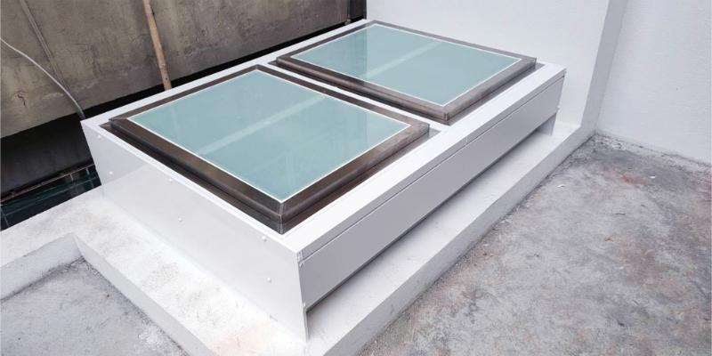 cách trang trí giếng trời