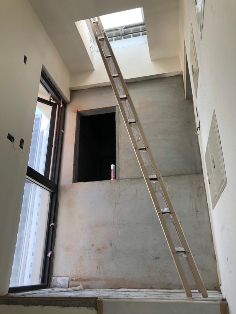 giếng trời sau bếp